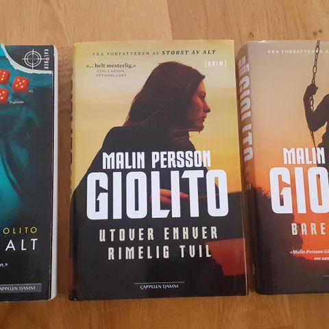 MALIN PERSSON GIOLITO BØKER