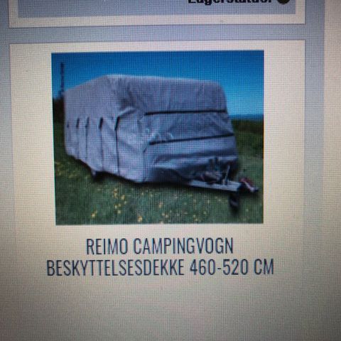 Vinteropplag?  Beskyttelse for Campingvogn 4,60 til 5,20