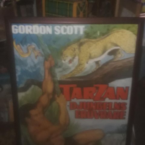 Tarzan plakat / med ramme og glass