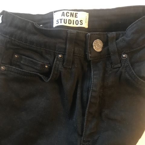 Acne - skin 5 Black jeans sort