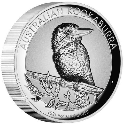 2021 Kookaburra  - 5 Oz Siver Proof Incused