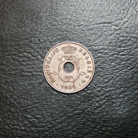 Belgia  10 cen 1904  kr 60,-