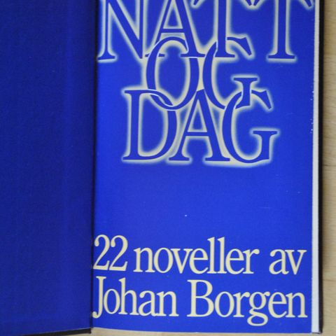 Johan Borgen. 22 noveller