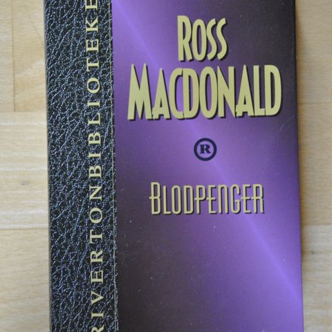 Ross MacDonald: Blodpenger. Innb. (11). Sendes