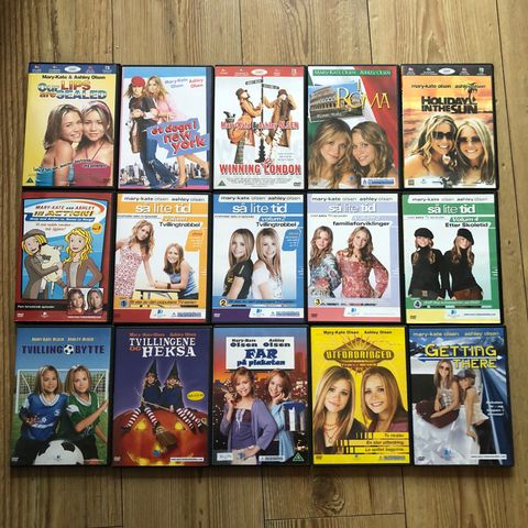 Mary-Kate & Ashley Olsen filmer på DVD (Norsk Tekst)