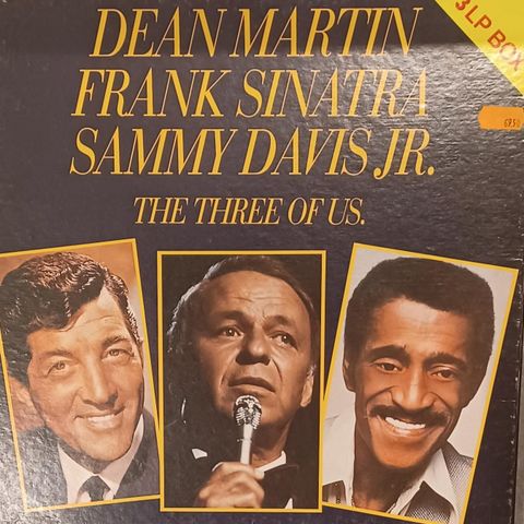 The three of us.Dean Martin, Frank Sinatra, S.Davis