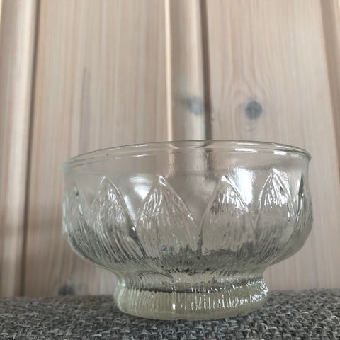 Dessertskål, telysestake, fruktskål pressglass glass, lyslykt