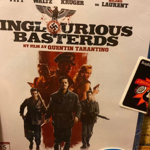 Inglourious basterds (Uåpnet i plast) Norsk tekst