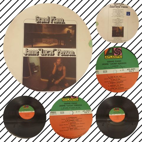 VINTAGE/RETRO LP-VINYL "GRAND PIANO/JANNE "LUCAS"PERSSON 1973 "