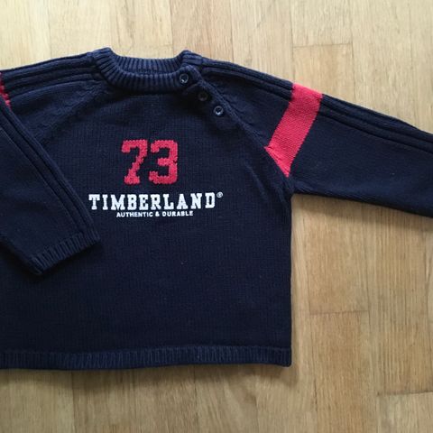 Timberland strikkegenser str. 1 1/2 år (18 måneder) Pent brukt