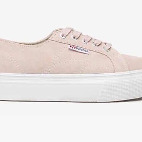 Ubrukte superga suede sko