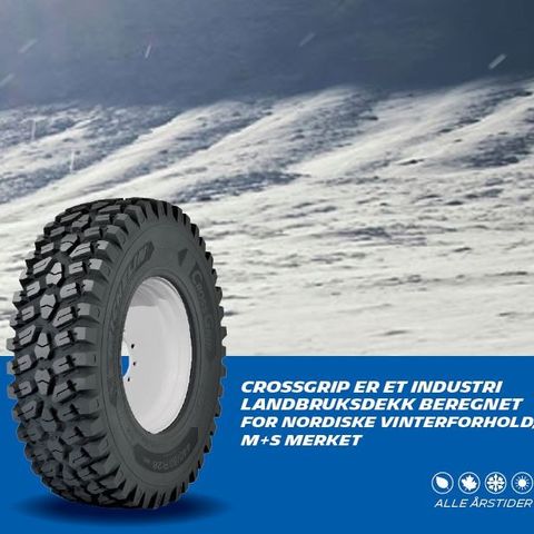 Michelin Crossgrip vinterhjul til traktor