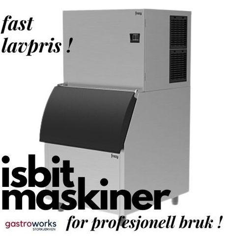 Isbitmaskiner med stor kapasitet for profesjonell bruk fra Gastroworks