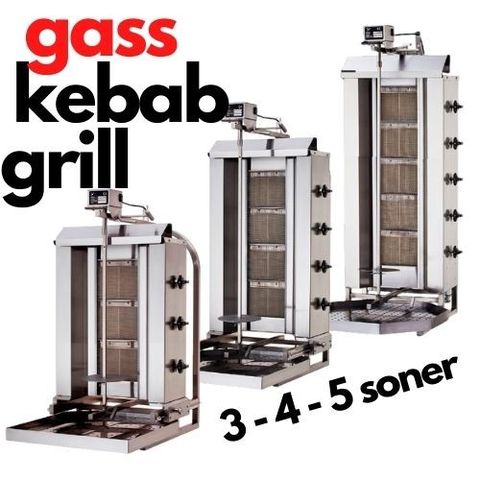 Gass Døner Kebab/Shawarma/Gyrosgrill fra Gastroworks