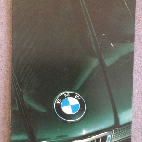 BMW 315 brosjyre fra 1982