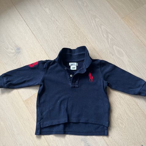 Langermet polo Ralph Lauren str 9 mnd