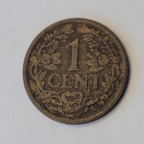 1 Cent 1922, Wilhelmina, NEDERLAND