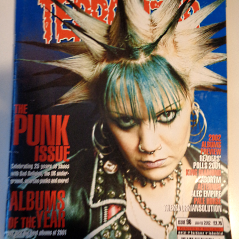 Terrorizer the punk issue 2002 jan-feb nummer 96 UK musikk