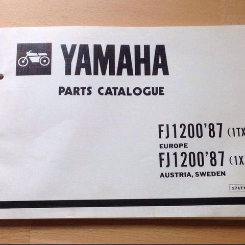 Yamaha FJ1200 delekatalog.