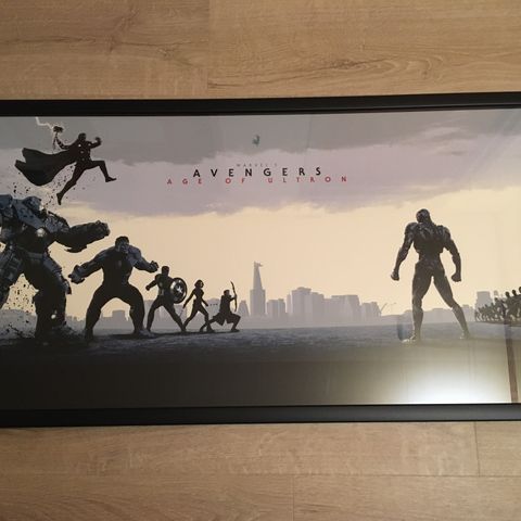 Innrammet Avengers Age of Ultron Plakat / Art Print 95x49