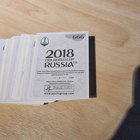 Panini World cup 2018 klistremerker -  salg eller bytte