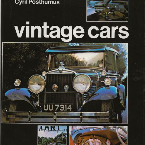 Cyril Posthumus Vintage cars 1974 innb.m.noen mindre bruktspor på omslag