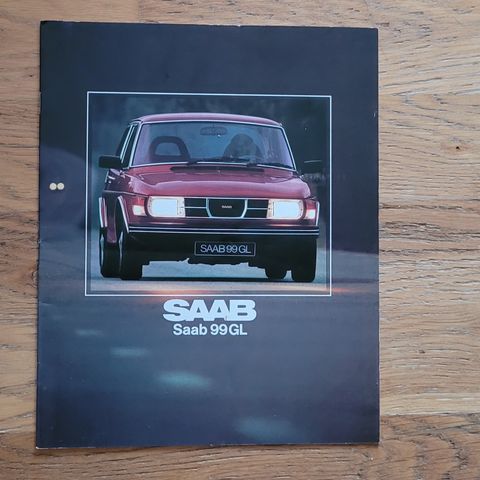 Brosjyre Saab 99 GL 1979