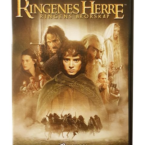 Ringenes herre - Ringens brorskap fra 2001 (2 disk DVD)