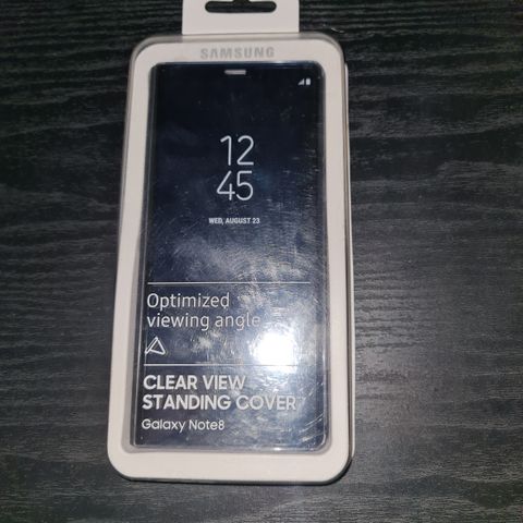 Samsung clear view standing cover til Samsung Note 8