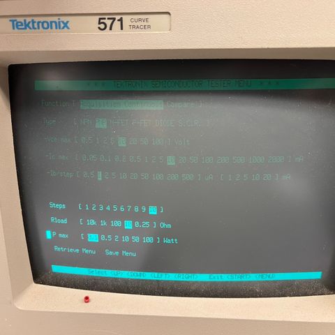 Tektronix 571 Curve Tracer