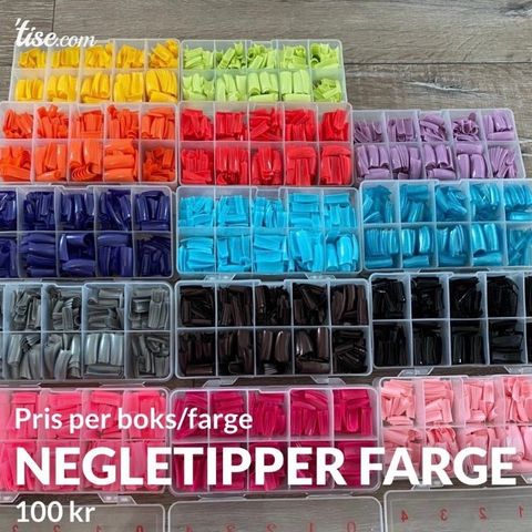 Negletipper i mange ulike farger