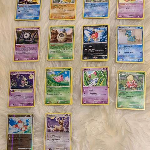 Pokemonkort Secret wonders set