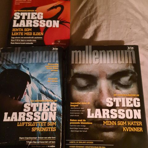 Stieg Larson millennium trilogien