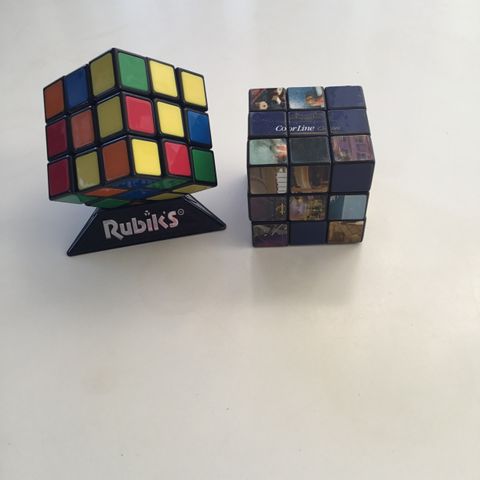 rubiks cube begge for 350kr