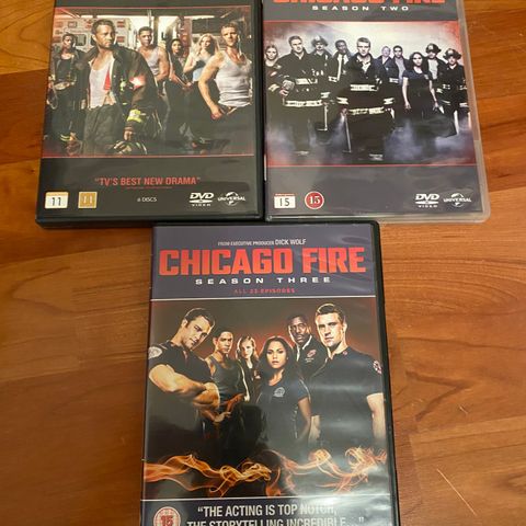 Chicago Fire DVD-samling sesong 1-3