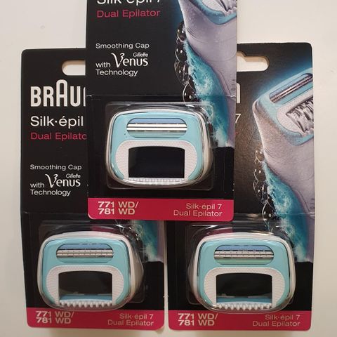 Braun Silk-épil 7 Dual Smoothing caps