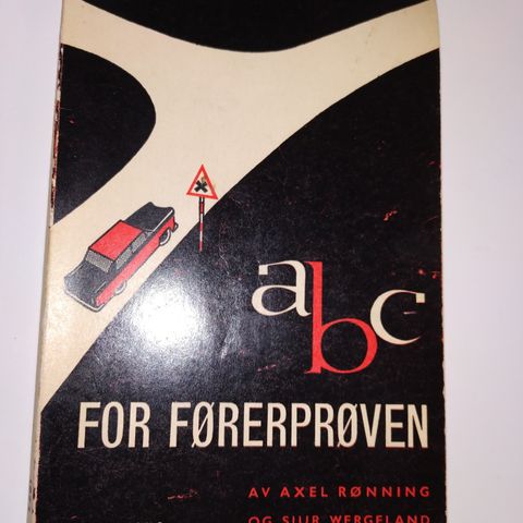 Abc for førerprøven,- Aschehoug 1971...nostalgi