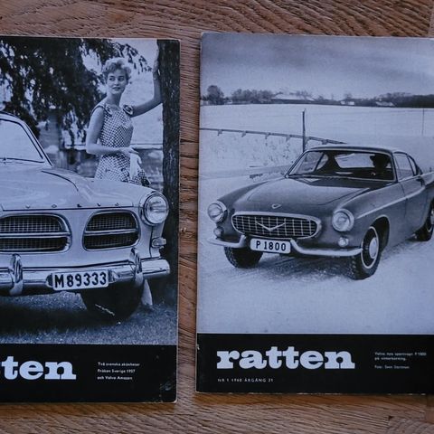 Volvos kundeblad Ratten nr 4 1957 og 1 1960