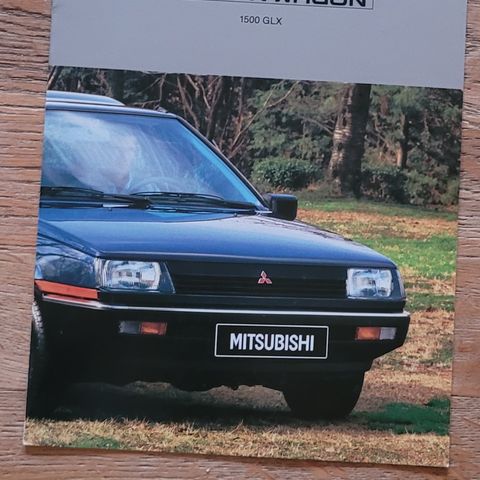 Brosjyre Mitsubishi Lancer Station Wagon 1986