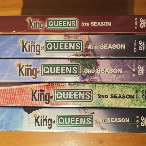 The King of Queens - sesong 1-4 og 6 (DVD, i plast, norsk tekst)