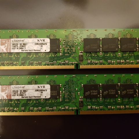 Kingston 1GB 240-Pin DDR2 SDRAM DDR2 533 (PC2 4200) KVR533D2N4/1G