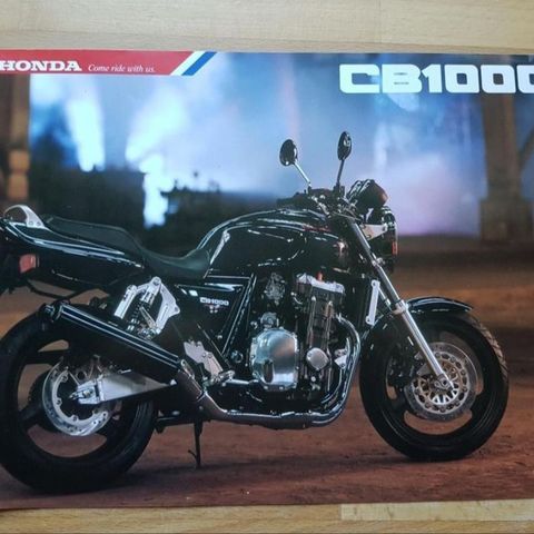 Honda CB1000 brosjyre.