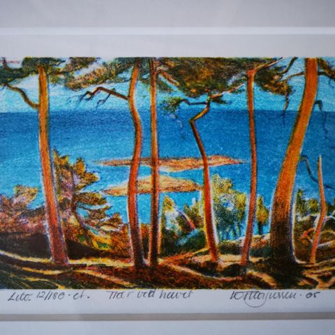 Trær ved havet av Kjell Torjussen