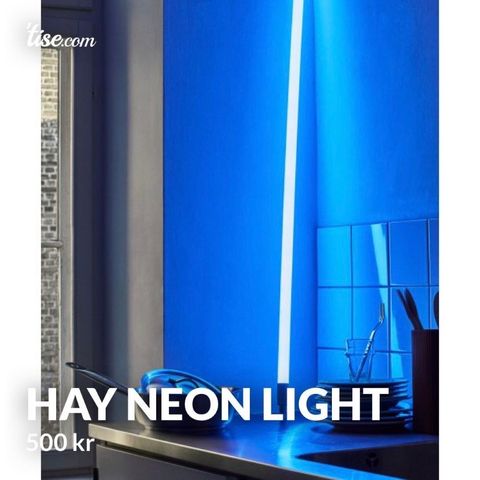 Hay neon light