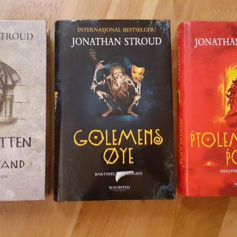 BARTIMEUS-TRILOGIEN - Jonathan Stroud. INNBUNDET