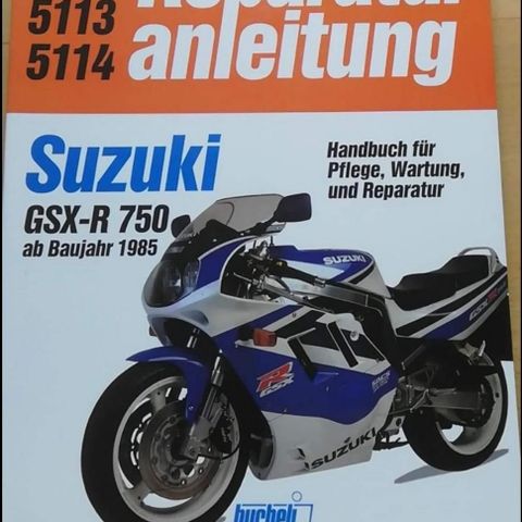 Suzuki GSX-R 750 verkstebok.