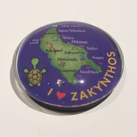 I <3 ZAKYNTHOS Suvenir med magnet