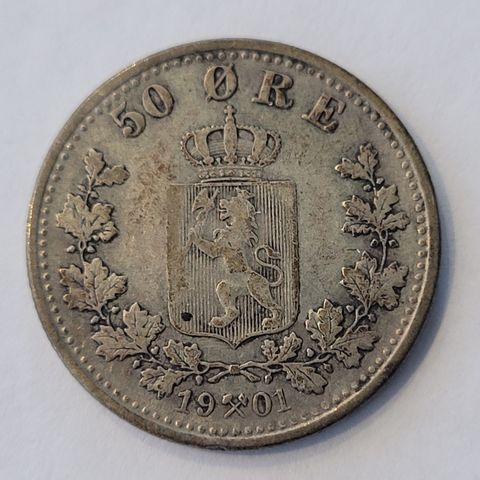 50 ØRE 1901 NORGE