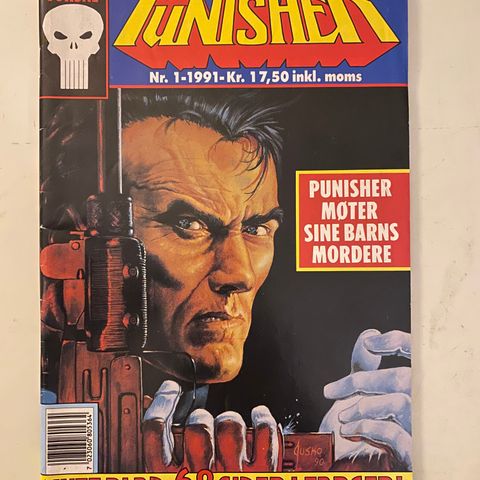 Punisher 1/1991  - Første nummer!