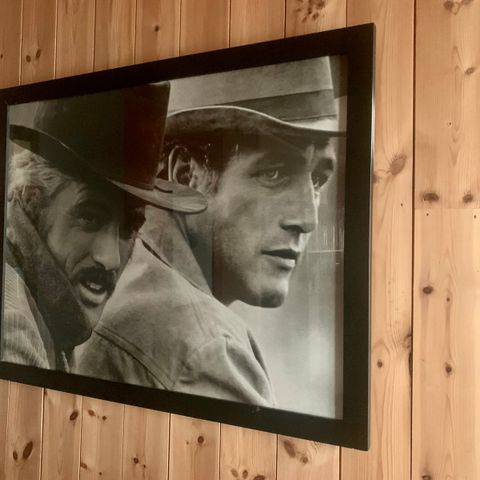 Butch Cassidy and the Sundance Kid plakat med ramme selges